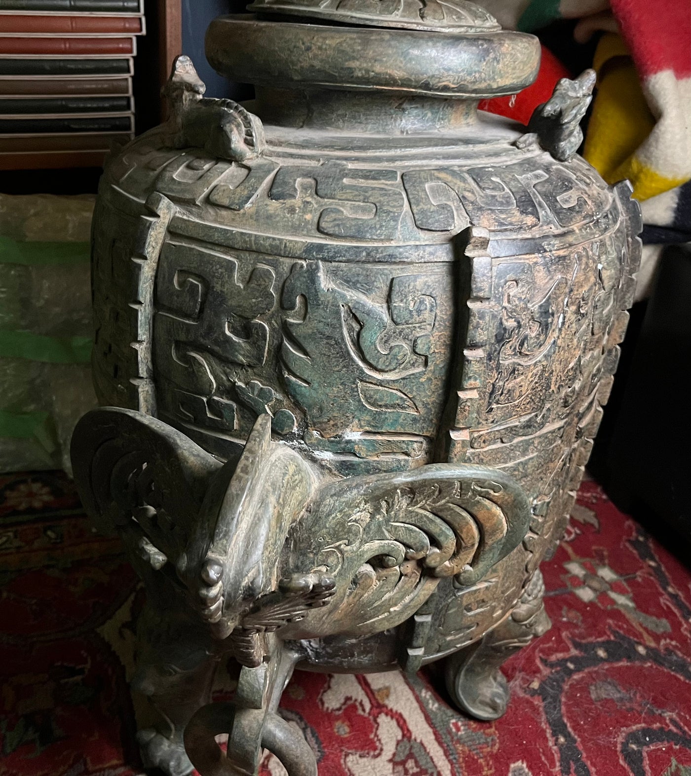 Chinese Bronze (Temple Wine Vessel)